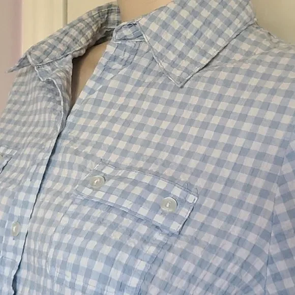 Blue Textured Shirt - Picture 2 of 5